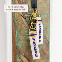 Minnesota Stripes Keychain
