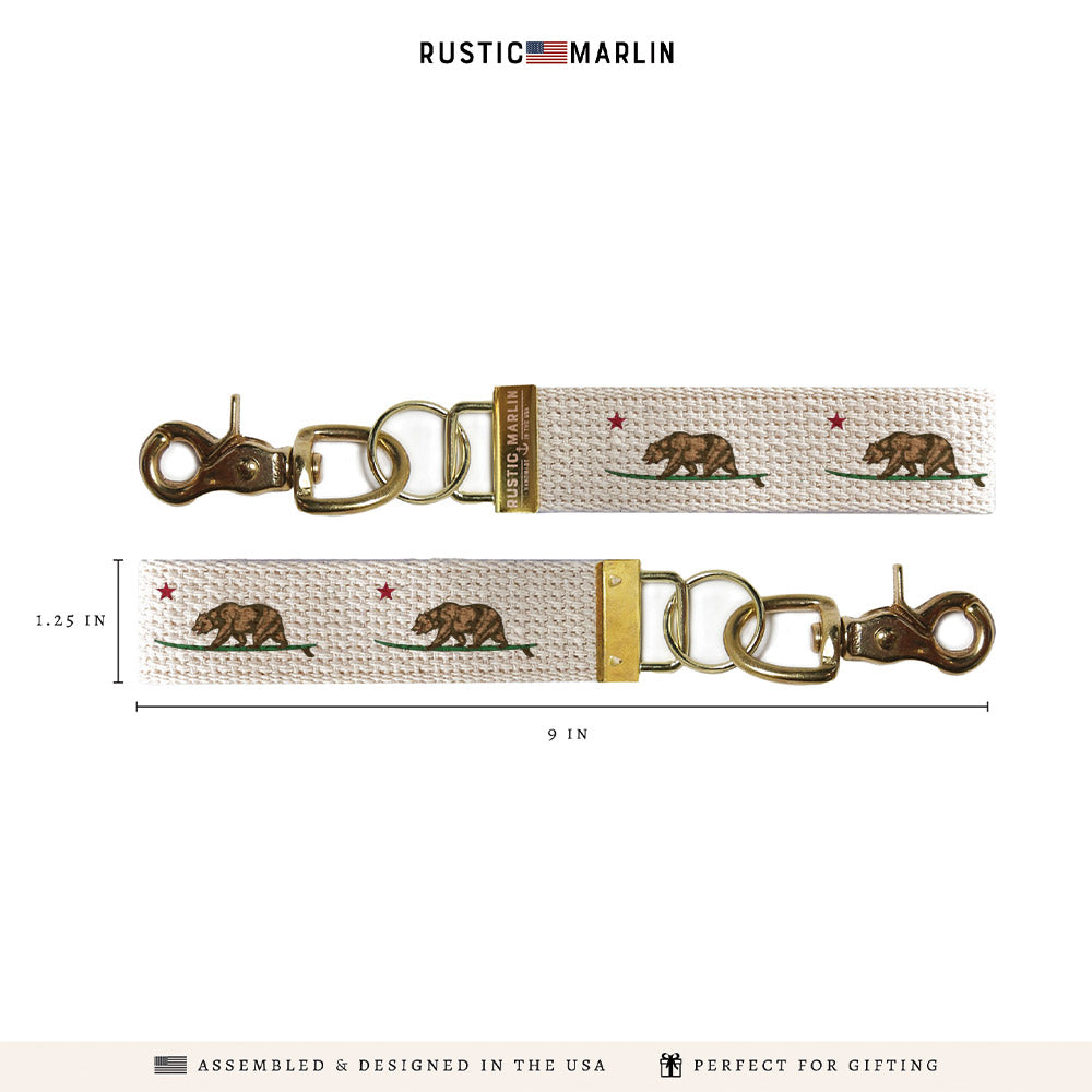California Bear Keychain