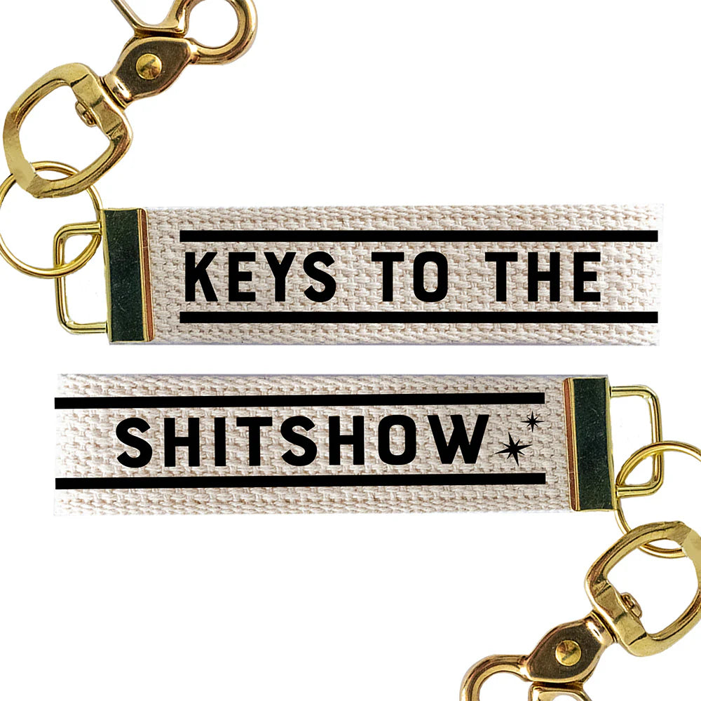 Your Word Two Sided Script Keychain