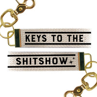 Your Word Two Sided Script Keychain