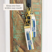 Boston 26.2 Marathon Keychain