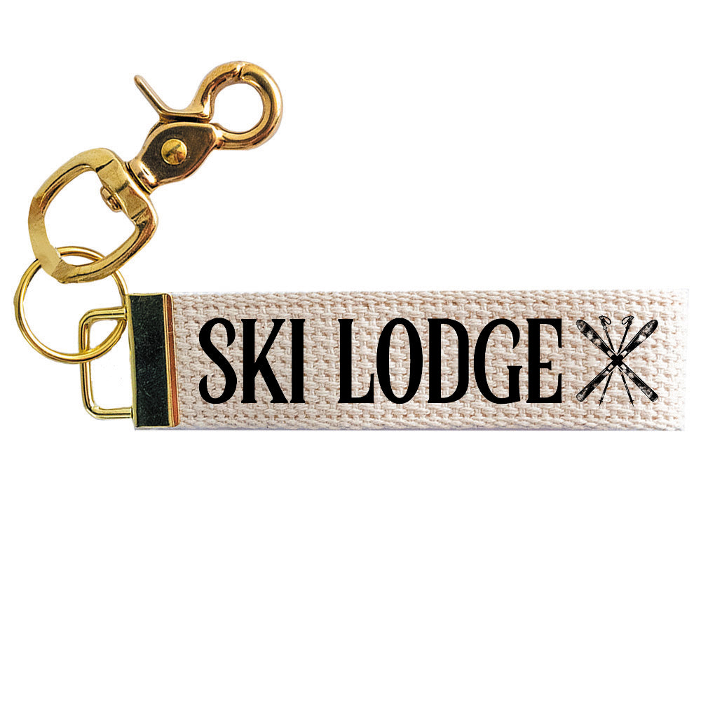 Ski Lodge Keychain