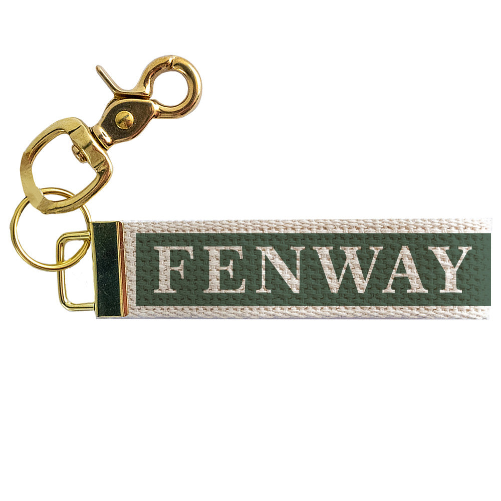 Green Fenway Keychain