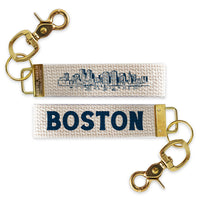 Boston Skyline Keychain