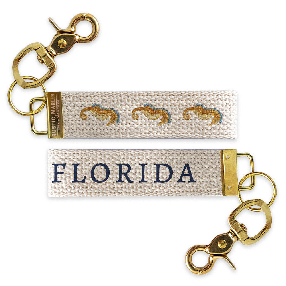 Seahorse Personalized Keychain