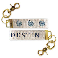 Blue Shell Personalized Keychain
