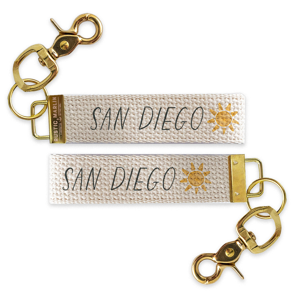 Sun Personalized Keychain