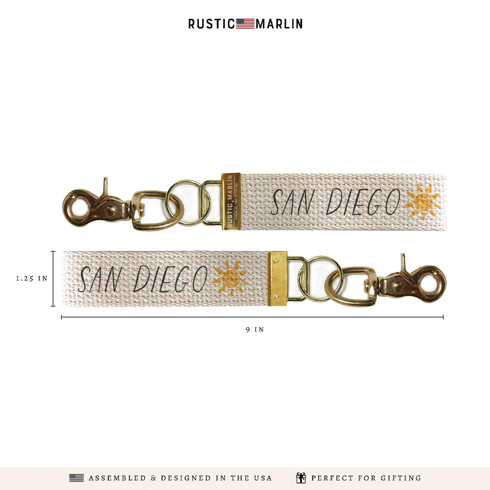 Sun Personalized Keychain