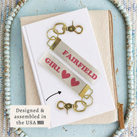 Your Town Girl Personalized Keychains