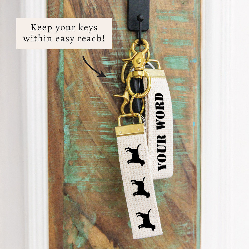 Dog Personalized Keychain