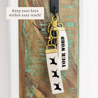 Dog Personalized Keychain