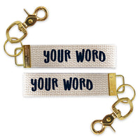 Playful Personalized Keychain