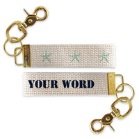 Starfish Personalized Keychain
