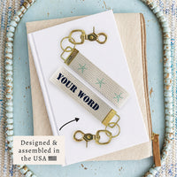 Starfish Personalized Keychain