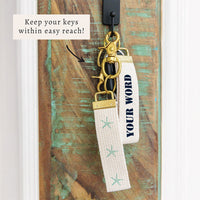 Starfish Personalized Keychain