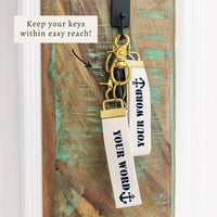 Anchor Personalized Keychain