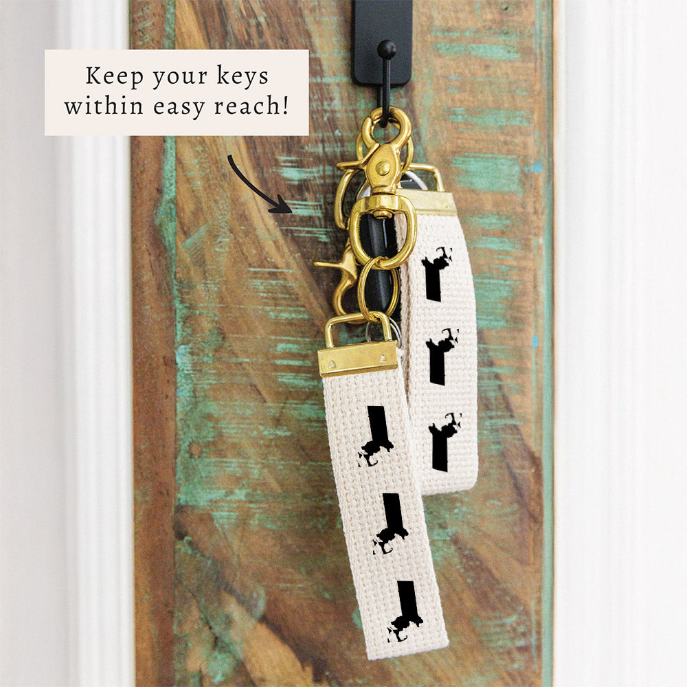 States Personalized Keychain