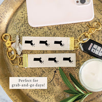 States Personalized Keychain