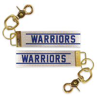 Collegiate Stripe Personalized Keychain