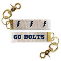 Lightning Bolt Personalized Keychain