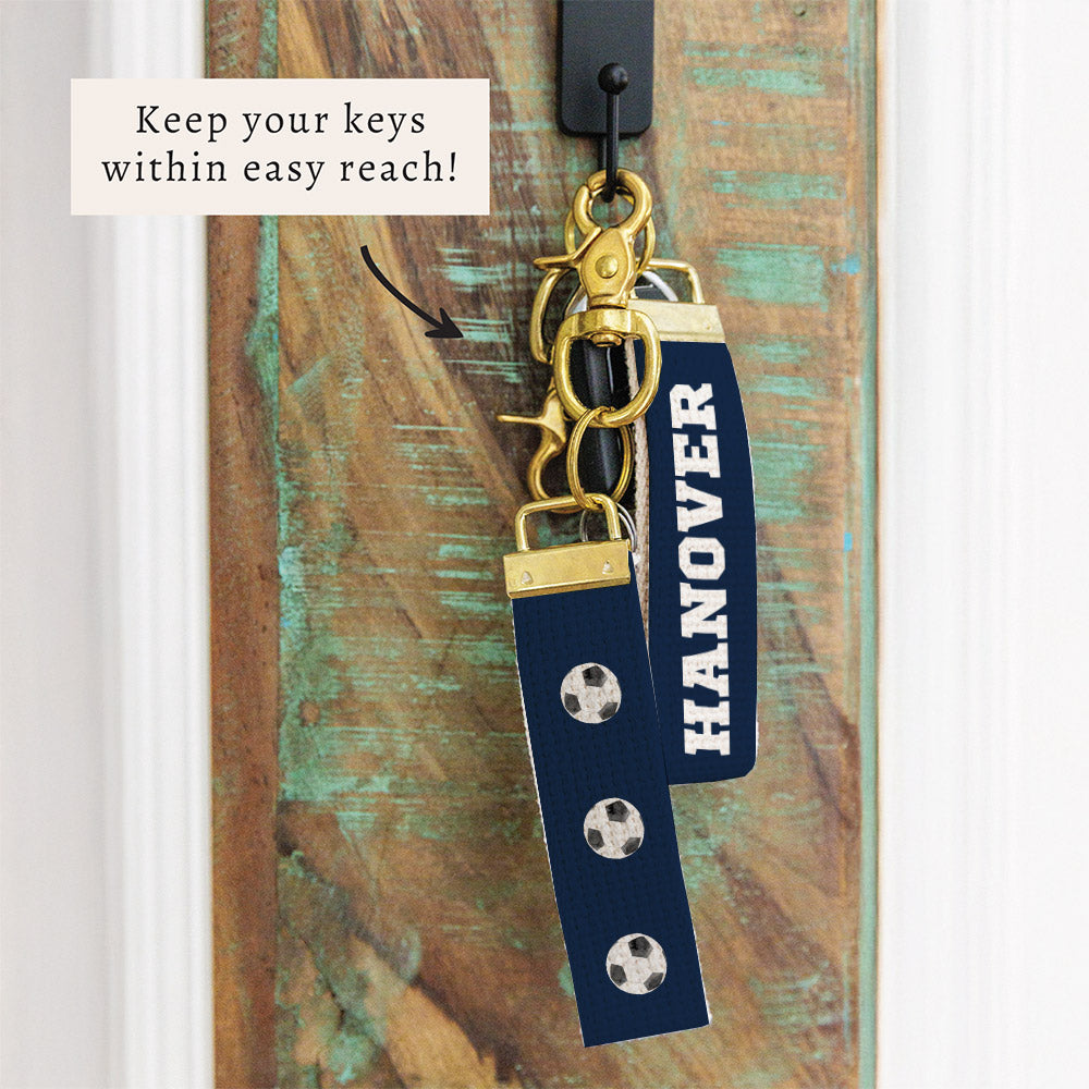 Soccer Personalized Keychain