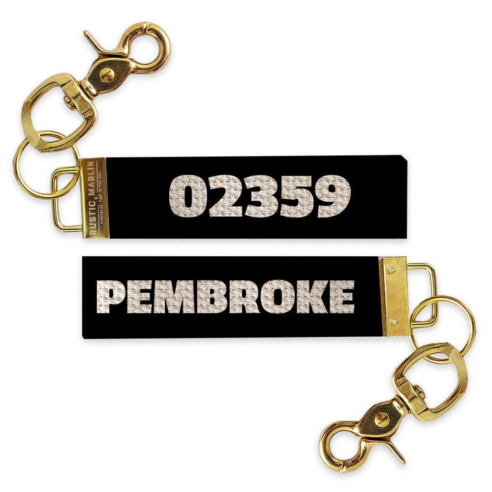 Solid Personalized Keychain