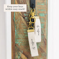 Script Personalized Keychain