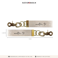 Script Personalized Keychain
