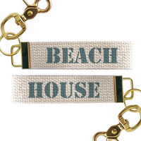 Pick Your Color Beach House Keychain