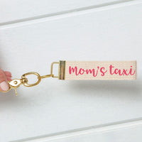 Pick Your Color Mom's Taxi Keychain