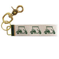Pick Your Color Golf Cart Keychain