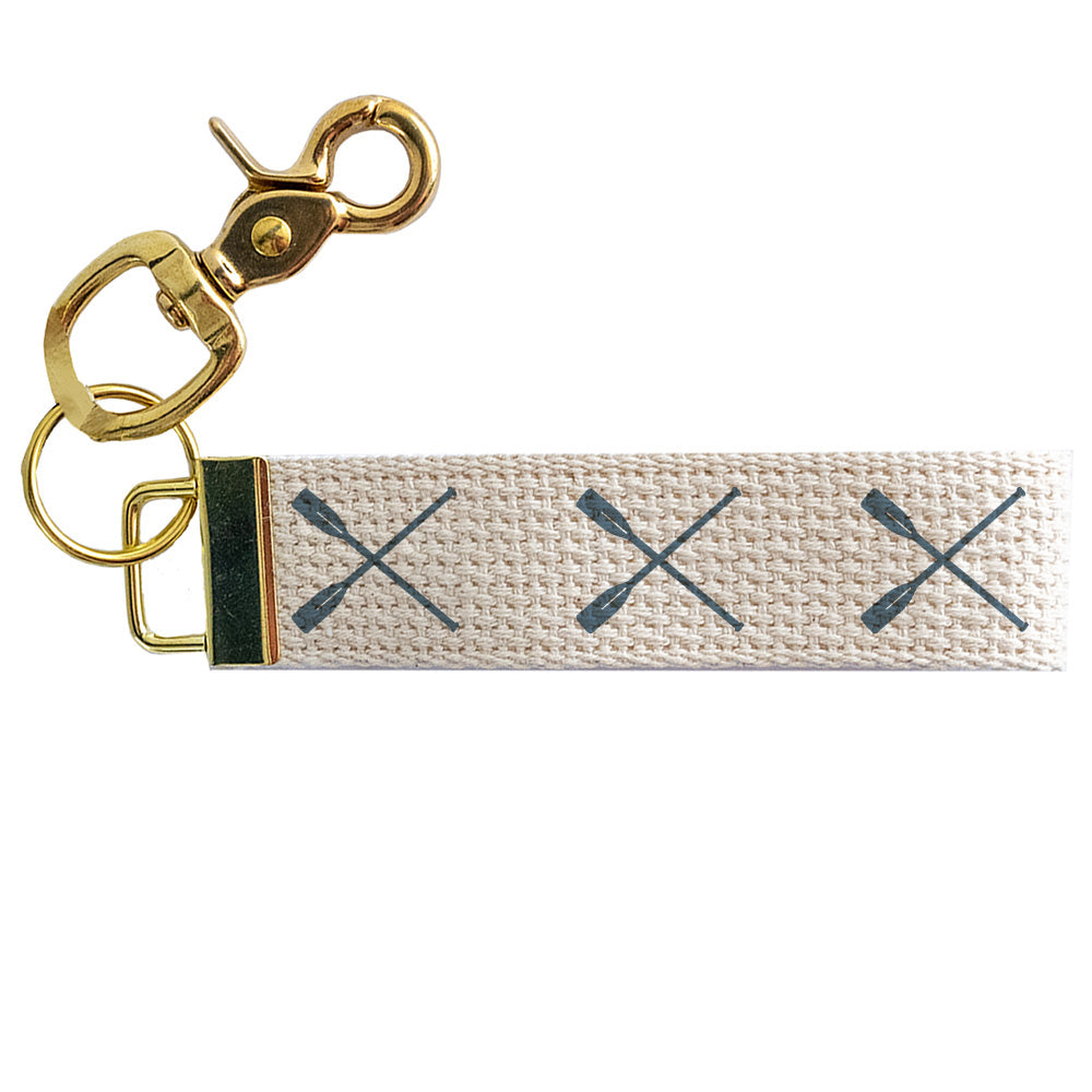 Repeating Oars Personalized Keychain