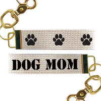 3 Paw Print Personalized Keychain