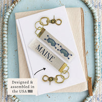 Ski Goggles Personalized Keychain