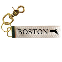 Your Word State Silhouette Personalized Keychain