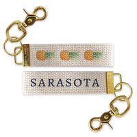 Pineapple Personalized Keychain