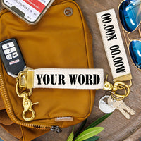 Your Town + Coordinates Keychain
