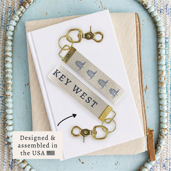 Sea Turtle Personalized Keychain