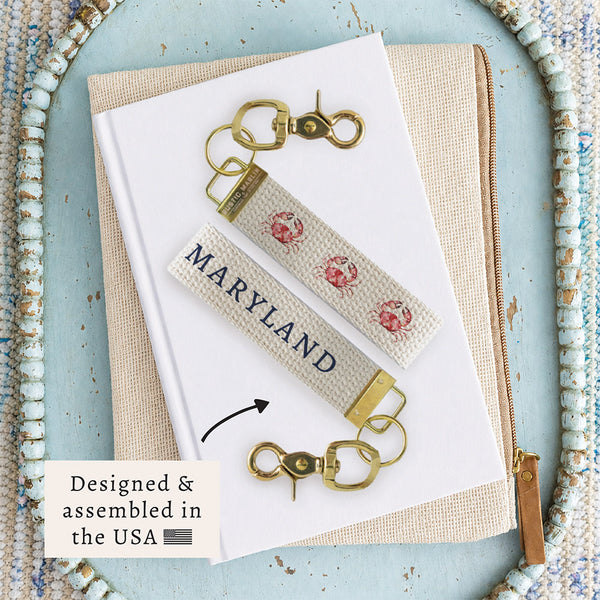 Crab Personalized Keychain