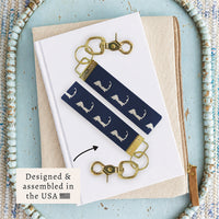 Cape Cod Navy Keychain