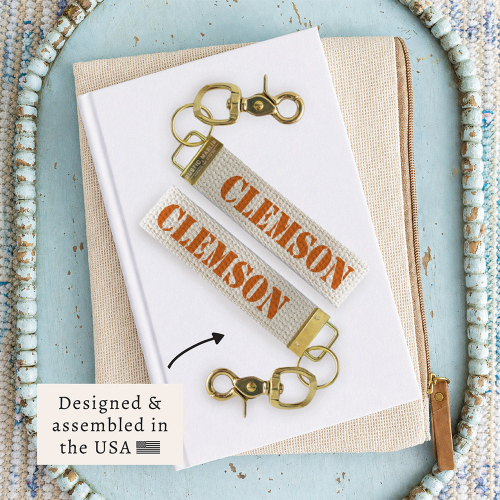 Clemson Keychain