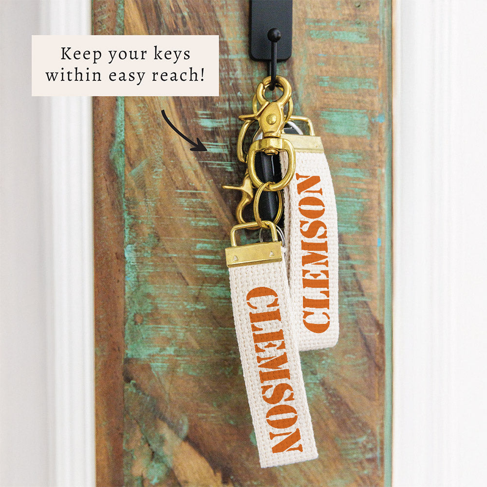 Clemson Keychain