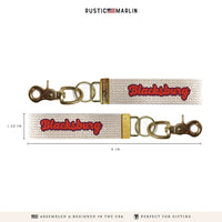 Blacksburg Script Keychain