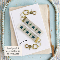 Maine Tree & Stars Keychain