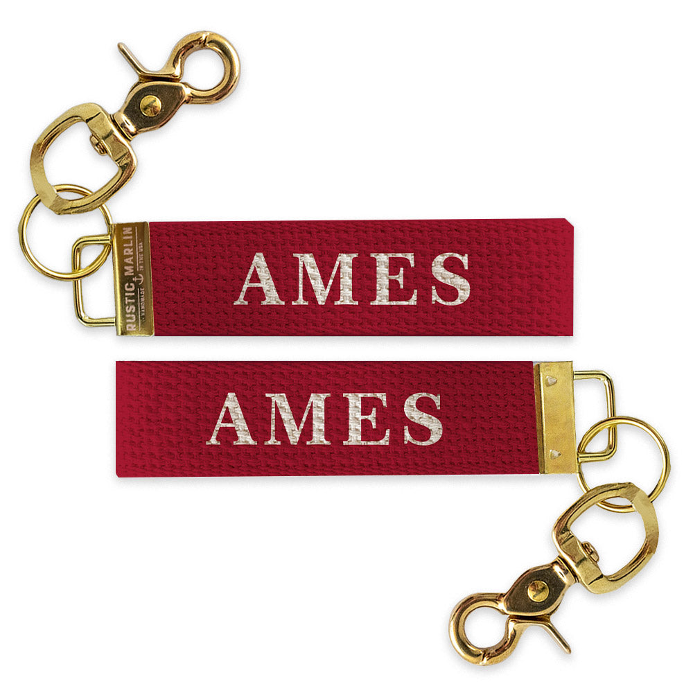 Ames Color Block Keychain