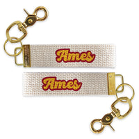 Ames Script Keychain