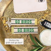 Philly Go Birds Striped Keychain