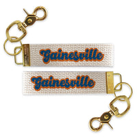 Gainesville Script Keychain