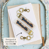 Gainesville Script Keychain