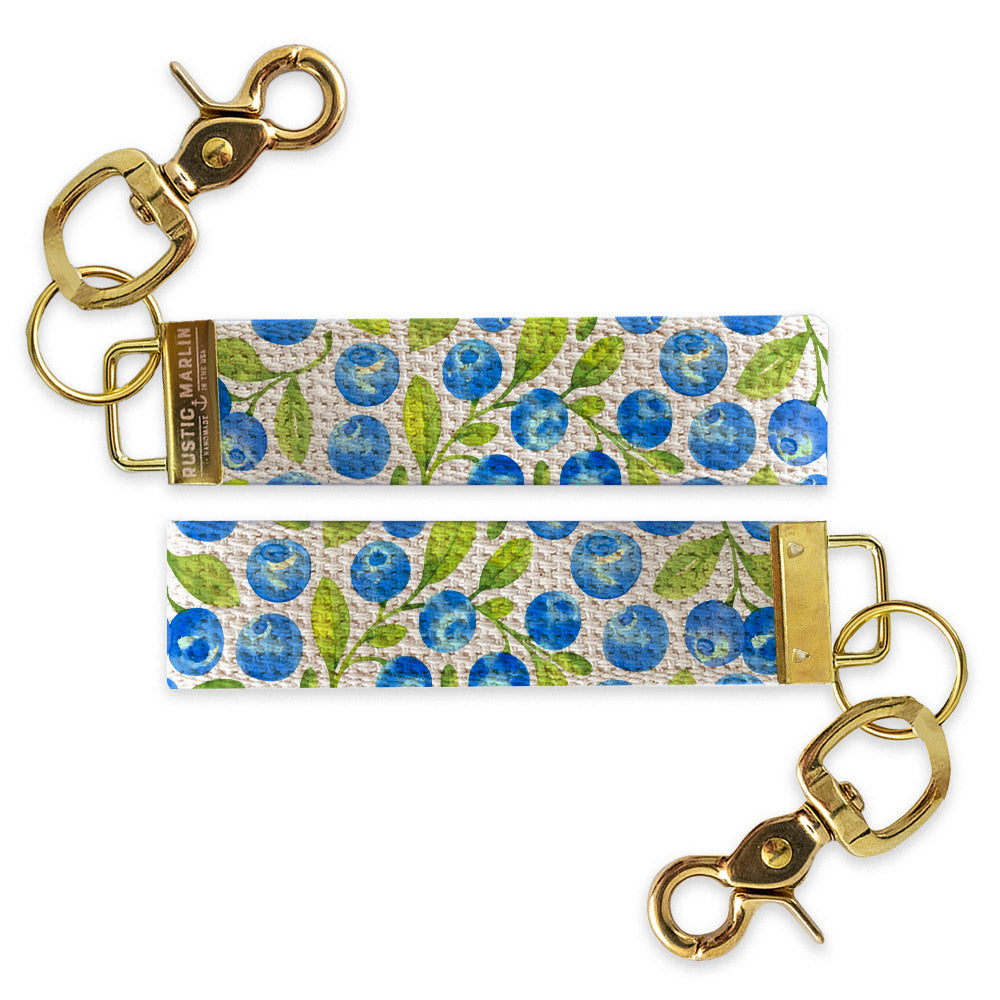 Blueberries Keychain